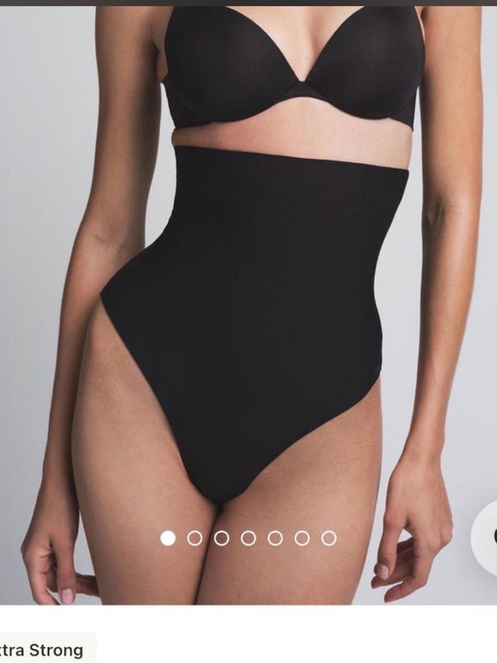 SKIMS Black Sculpting Thong Bodysuit